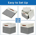 Temary Cube Storage Bins with Lids - Image 6