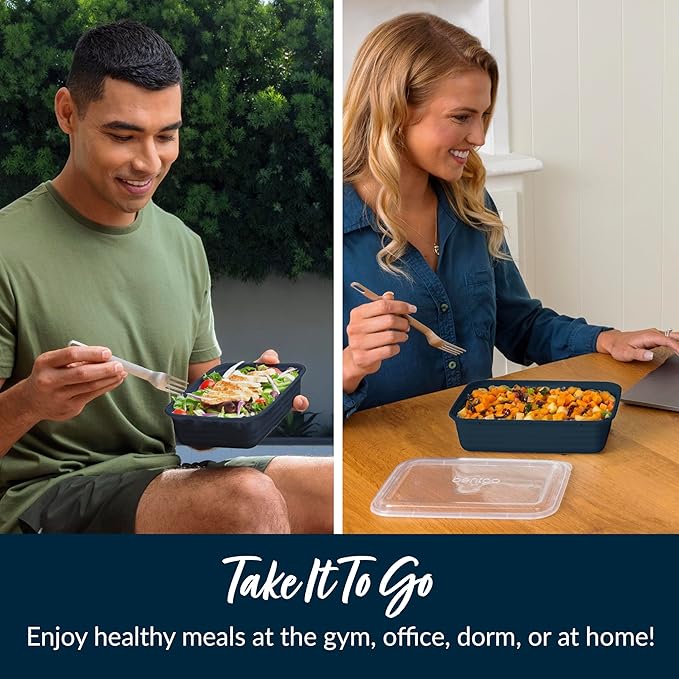 Bentgo 20-Piece Lightweight, Reusable BPA-Free 1-Compartment Containers - Image 3