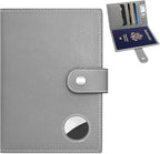 Genuine Leather Passport Holder, RFID Blocking Travel Wallet by Unknown