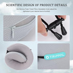 GOLDORANGE Travel Pillow Flight Neck Pillows Best Memory Foam Neck Pillows - Image 6