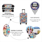 Explore Land Travel Luggage Cover Suitcase Protector Fits 31-32 Inch Case - Image 3