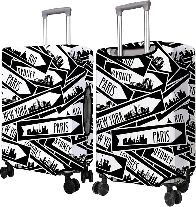 Travel Luggage Cover Suitcase Protector Fits 18-32 Inch Wheel Covers - Image 2