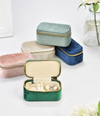 TAIMY Travel Jewelry Case, Mini Jewelry Travel Case, Velvet Small Travel - Image 8