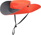 Womens Summer Sun Hat Beach Hat Wide Brim Outdoor UV Protection Hat Foldable - Image 5