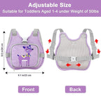 Accmor Toddler Harness Leash, Cute Deer Kids Harness + Anti Lost Wrist Link - Image 2