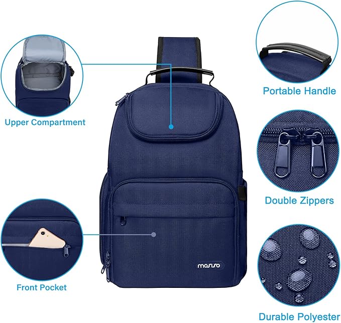 MOSISO Camera Sling Bag, DSLR/SLR/Mirrorless Camera Case Crossbody Photography - Image 4