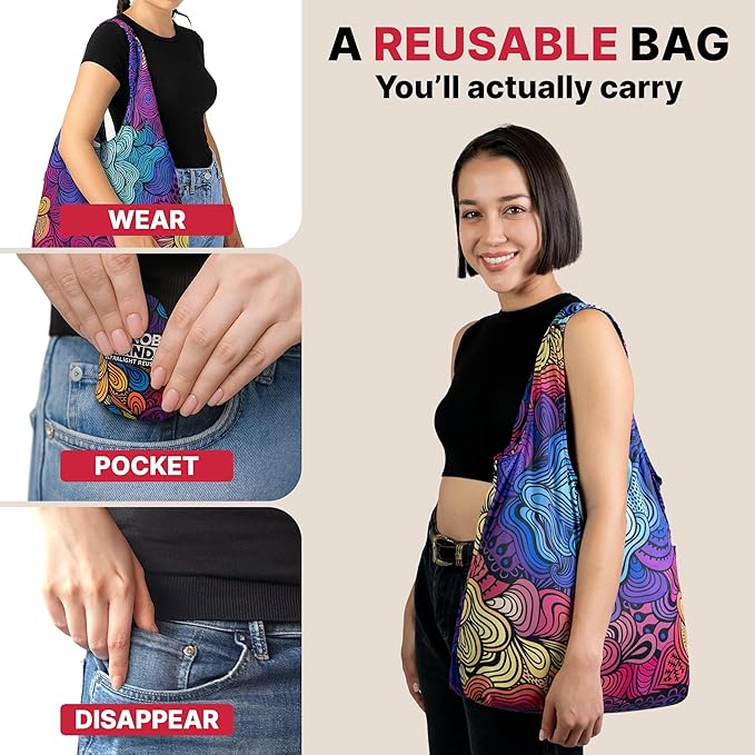 Nanobag Ultra-Lightweight Foldable Tote - Image 3