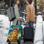 ANNA QUEEN Summer Cat Luggage Cover, Cat in Sunglasses - Image 5