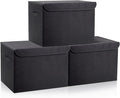 Large 17" 42 Quarts Collapsible Stackable Storage Bins by Bagnizer