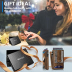 Airtag Wallet for Men, with Money Clip Gift Boxed, Slim Front Pocket Wallet - Image 8