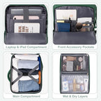 Travel laptop Backpack for Women, Personal Item Size Flight Approved, 16 Inch - Image 8