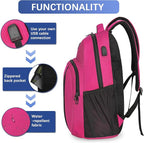 LARIPOP Extra Large Backpack, 17.3 Inch Business Laptop backpack - Image 4
