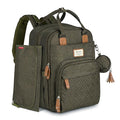 RUVALINO Diaper Bag Backpack, Large Capacity, Waterproof, Olive Green by RUVALINO