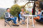 FAIR WIND Oversized Fully Padded Camping Chair, Heavy Duty Quad Fold Arm Chair - Image 2