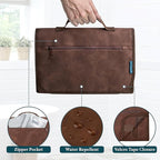 PAVILIA Hanging Toiletry Bag Men Women, Travel Kit Foldable Large Toiletries - Image 5