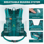Maelstrom Hiking Backpack, 40L Waterproof Camping Backpack, Men Women Packable - Image 5