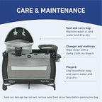 Graco Pack ’n Play Travel Dome LX Playard – Raised Portable Bassinet, UV‑50 - Image 8