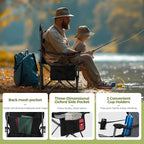 ALPHA CAMP Oversized Camping Folding Chair - Image 6