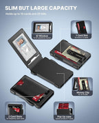 typecase Tactical Wallet for Men Card Holder: Pop Up Card Case, Genuine Leather - Image 2