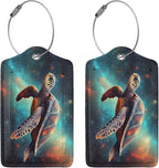 Sea Turtle Leather Luggage Tag - Image 3