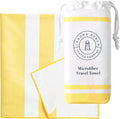 Laguna Beach Textile Co. Recycled Microfiber Quick Dry Beach Towel by LagunaBeachTextileCompany