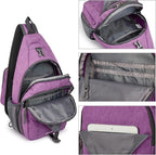 G4Free Sling Bag RFID Blocking Sling Backpack Crossbody Chest Bag Daypack - Image 3