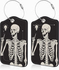 2 Pcs Human Skeleton Luggage Tags by Unknown