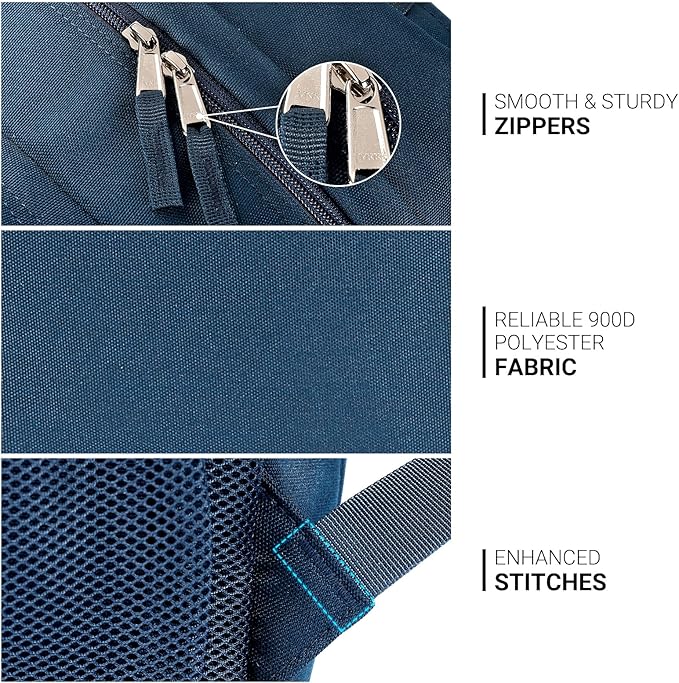 ZORFIN 26L Backpack for College, and Travel: Water Resistant Bookbag - Image 6