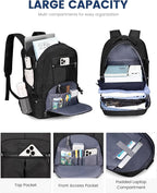 LOVEVOOK Travel Laptop Backpack Waterproof Anti Theft - Image 2