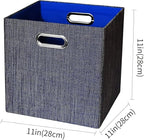 Posprica Storage Cubes, 11×11 Foldable Storage Bins, Thick and Heavy duty - Image 3