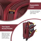 3-Piece Softside Expandable Luggage Set - Image 3