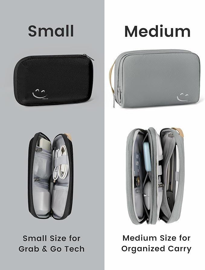 Travelkin Travel Cord Organizer, Small Electronic Organizer Travel Case - Image 9