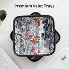 2025 Improved Design Premium Square Fabric Valet Tray Organizer Set of 2 - Image 8