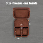 Awesometik Luxury Travel PU Leather Watch Case. Watch Storage Organizer. Watch - Image 5