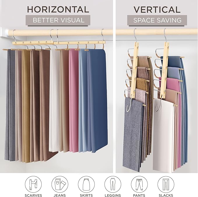 MORALVE Pants Hangers Space Saving - Image 4