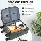 KROSER Softside Expandable Carry On Luggage - Image 3