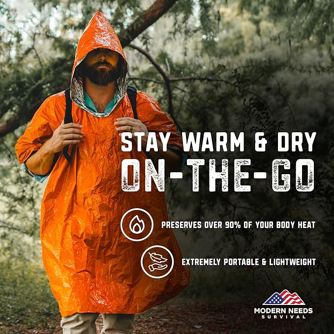Emergency Survival Jacket – Disposable Rain Ponchos - Image 2