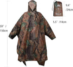 longsinger Rain Poncho for Adult, Waterproof Rain Poncho - Image 4