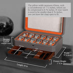 ROTHWELL 12 Slot Leather Watch Box - Image 2