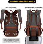 Canvas Laptop Backpack-Anti Theft Bag - Image 6