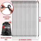 Rocket Straps - Ultimate Adjustable Outdoor Bungee Cord Assortment - Heavy Duty - Image 3