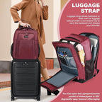 Travel Backpack, Business Anti Theft Slim Sturdy Laptops Backpack - Image 4