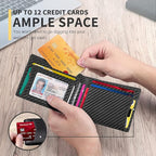 RUNBOX AirTag-Wallet-Mens-Slim-RFID Blocking Wallets Leather - Image 4