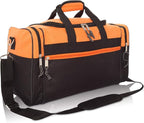 DALIX 17" Blank Duffle Bag Duffel Bag Travel Size Sports Durable Gym Bag by Dalix