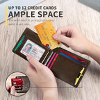 RUNBOX AirTag-Wallet-Mens-Slim-RFID Blocking Wallets Leather - Image 4