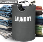 DOKEHOM 160L XX-Large Laundry Basket, Collapsible Laundry Bag, Foldable Laundry - Image 6