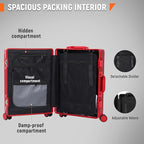UrbanExplorer All Aluminum Carry On Luggage 22x14x9 Airline Approved Heavy Duty - Image 9