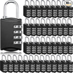 40 Pcs 4 Digit Combination Locks Combination Padlock Luggage Number Locks by Sadnyy