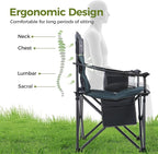 ALPHA CAMP Oversized Camping Chair Heavy Duty Lawn Chair - Image 10