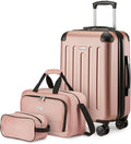 Amazon Basics 3-Piece Luggage Set, Including Carry-On Luggage, and 10" Compact by AmazonBasics